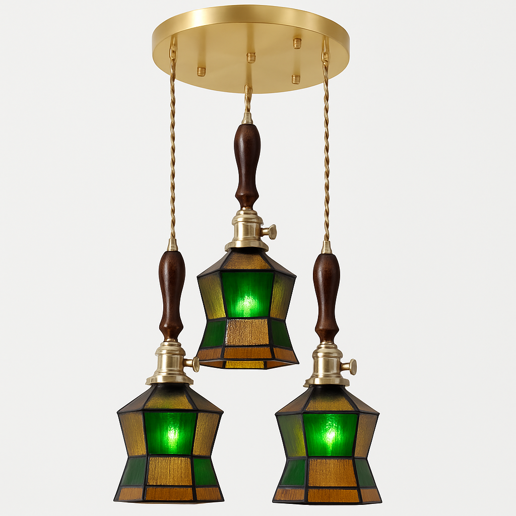 Suspension Nordique Verre LED - vue 26 sur 27