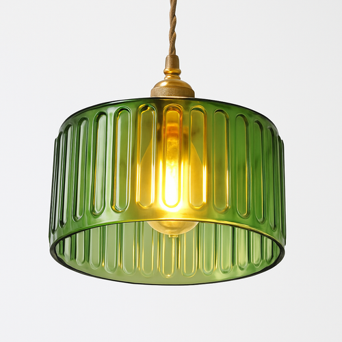 suspension nordique vintage rustique en cuivre wabi-sabi luminaire - vue 7 sur 15