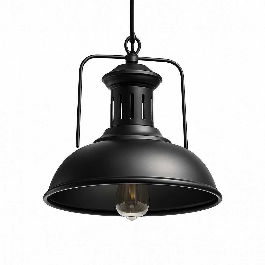 Suspension rétro LED avec finitions en métal Soul - vue 5 sur 7