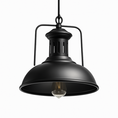 Suspension rétro LED avec finitions en métal Soul - vue 6 sur 7