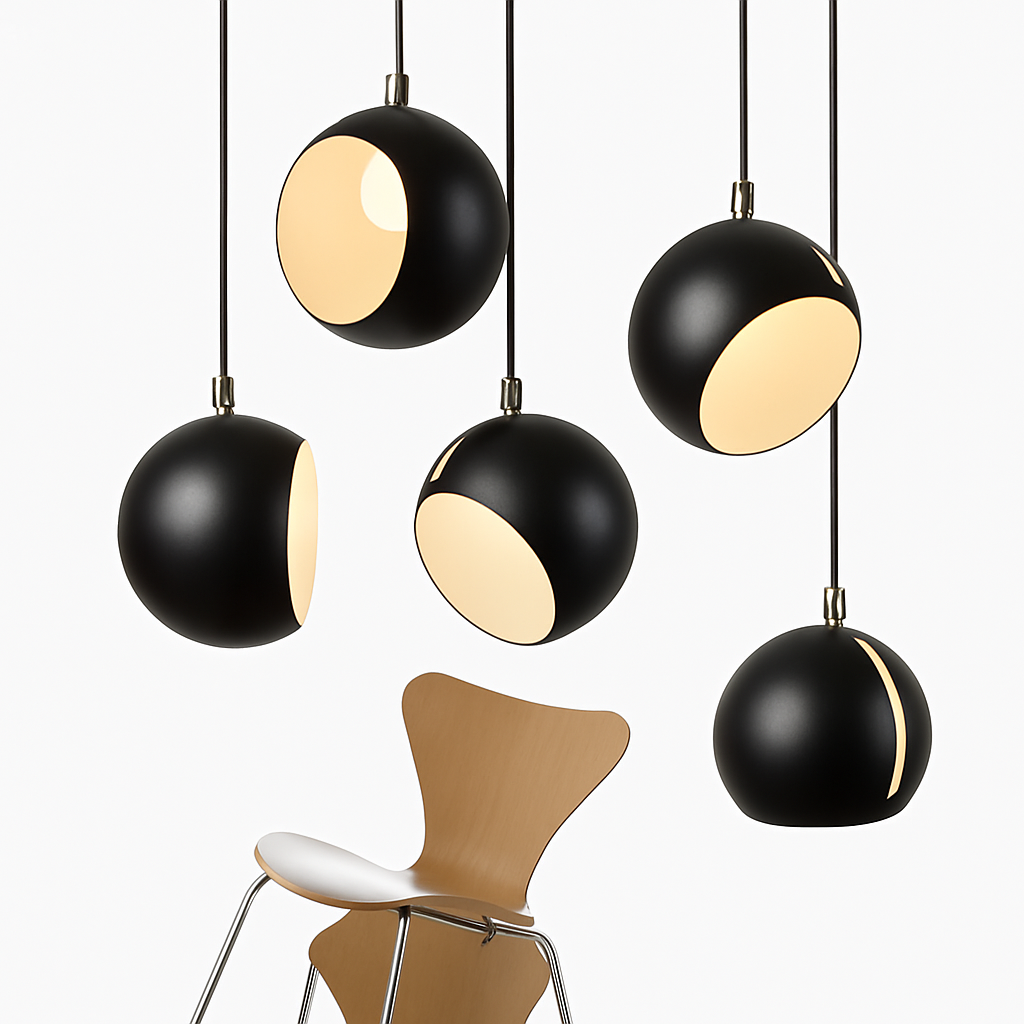 Suspension rotative moderne en forme d'araignée pour loft industriel - vue 3 sur 17