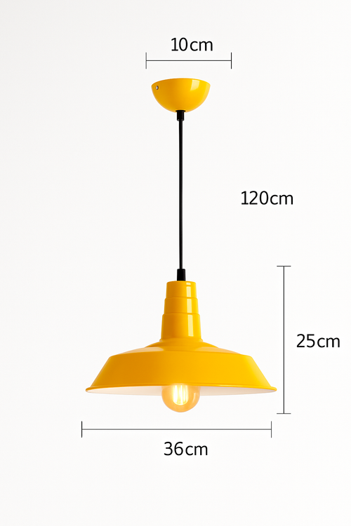 suspension style industriel rétro nordique pour bar loft - vue 18 sur 24