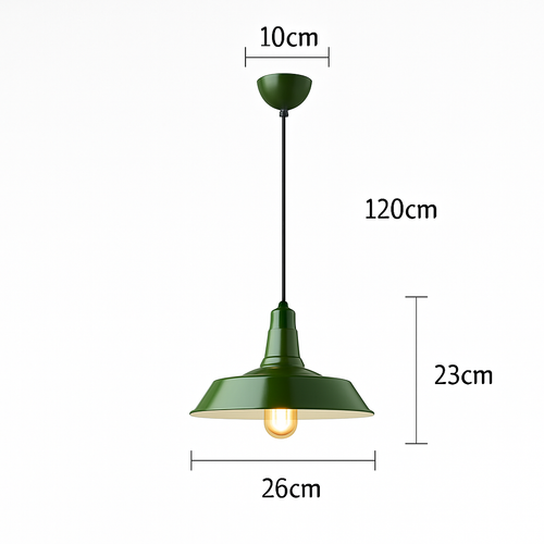 suspension style industriel rétro nordique pour bar loft - vue 20 sur 24
