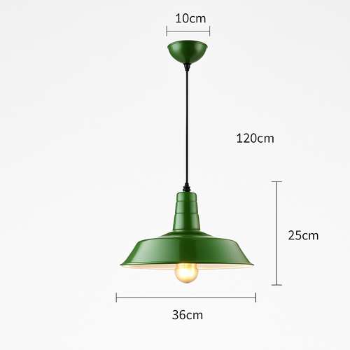 suspension style industriel rétro nordique pour bar loft - vue 21 sur 24