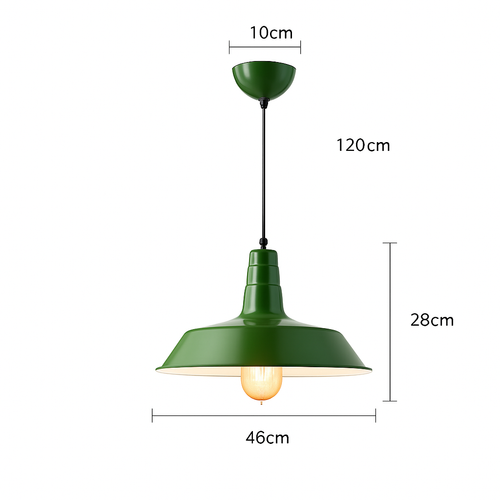 suspension style industriel rétro nordique pour bar loft - vue 22 sur 24