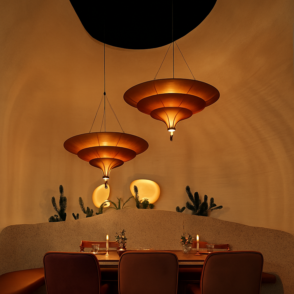 suspension style vintage wabi-sabi d'asie du sud-est - vue 4 sur 9