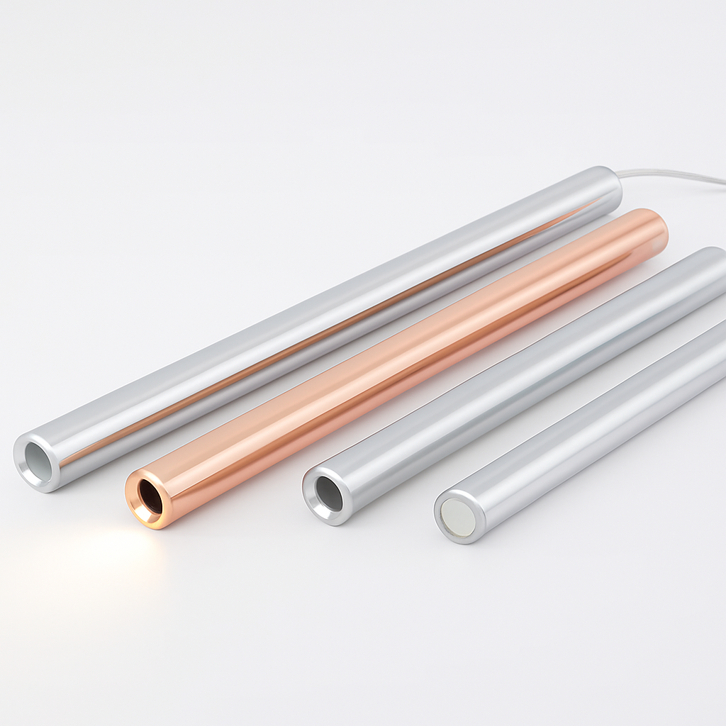 suspension tube led design moderne pour cuisine et bar - vue 5 sur 12