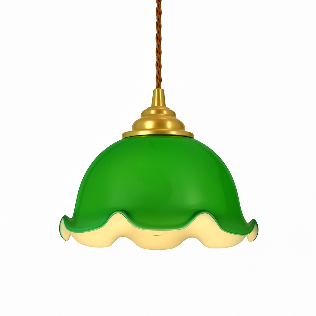 Suspension vintage edison en verre avec prise en cuivre - vue 22 sur 30