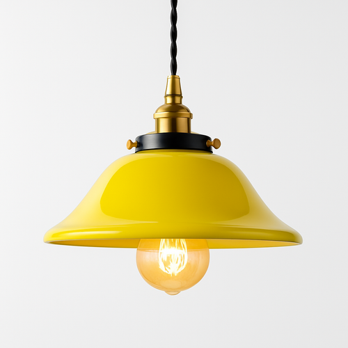 Suspension vintage edison en verre avec prise en cuivre - vue 25 sur 30