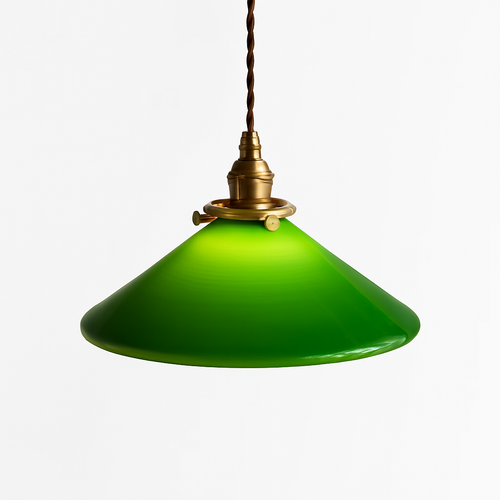 Suspension vintage edison en verre avec prise en cuivre - vue 27 sur 30