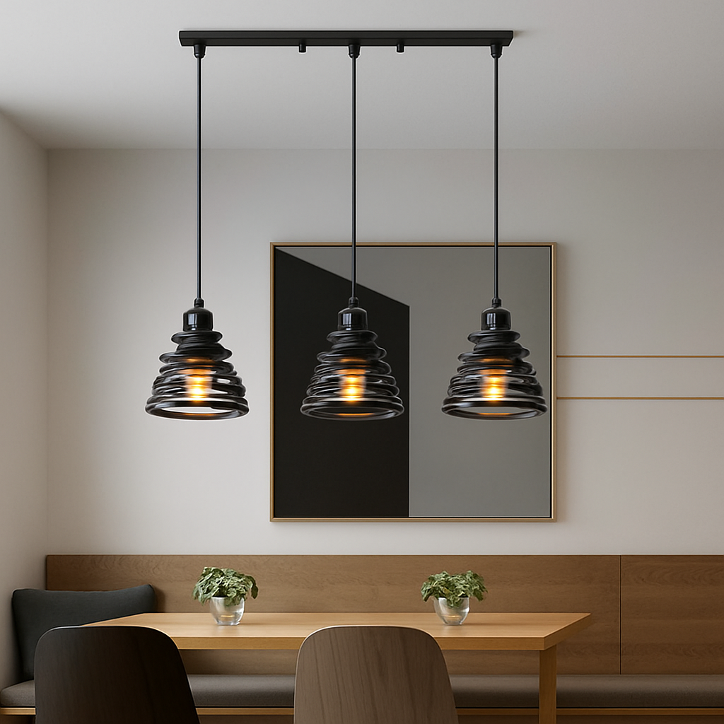 Suspension vintage en fer forgé pour intérieur moderne - vue 3 sur 18
