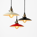 Suspension vintage à LED style rétro en métal