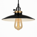 Suspension vintage à LED style rétro en métal