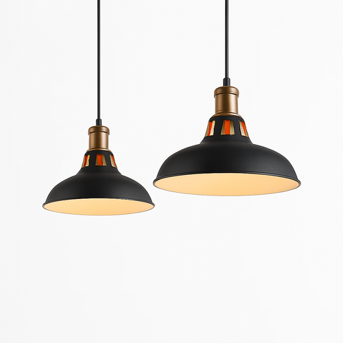 suspension vintage rétro pour éclairage intérieur design élégant - vue 2 sur 10