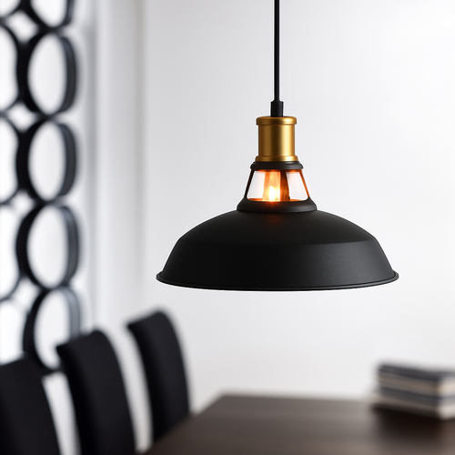 suspension vintage rétro pour éclairage intérieur design élégant - vue 6 sur 10