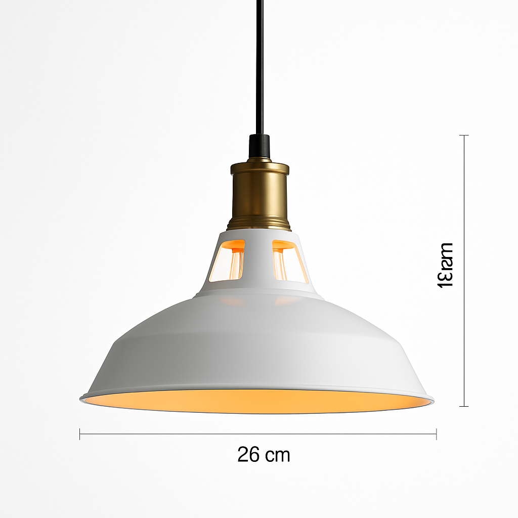 suspension vintage rétro pour éclairage intérieur design élégant