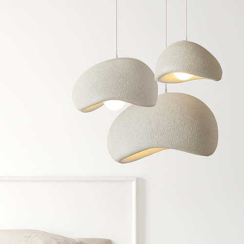suspension wabi-sabi en résine créative pour décoration intérieure - vue 3 sur 23