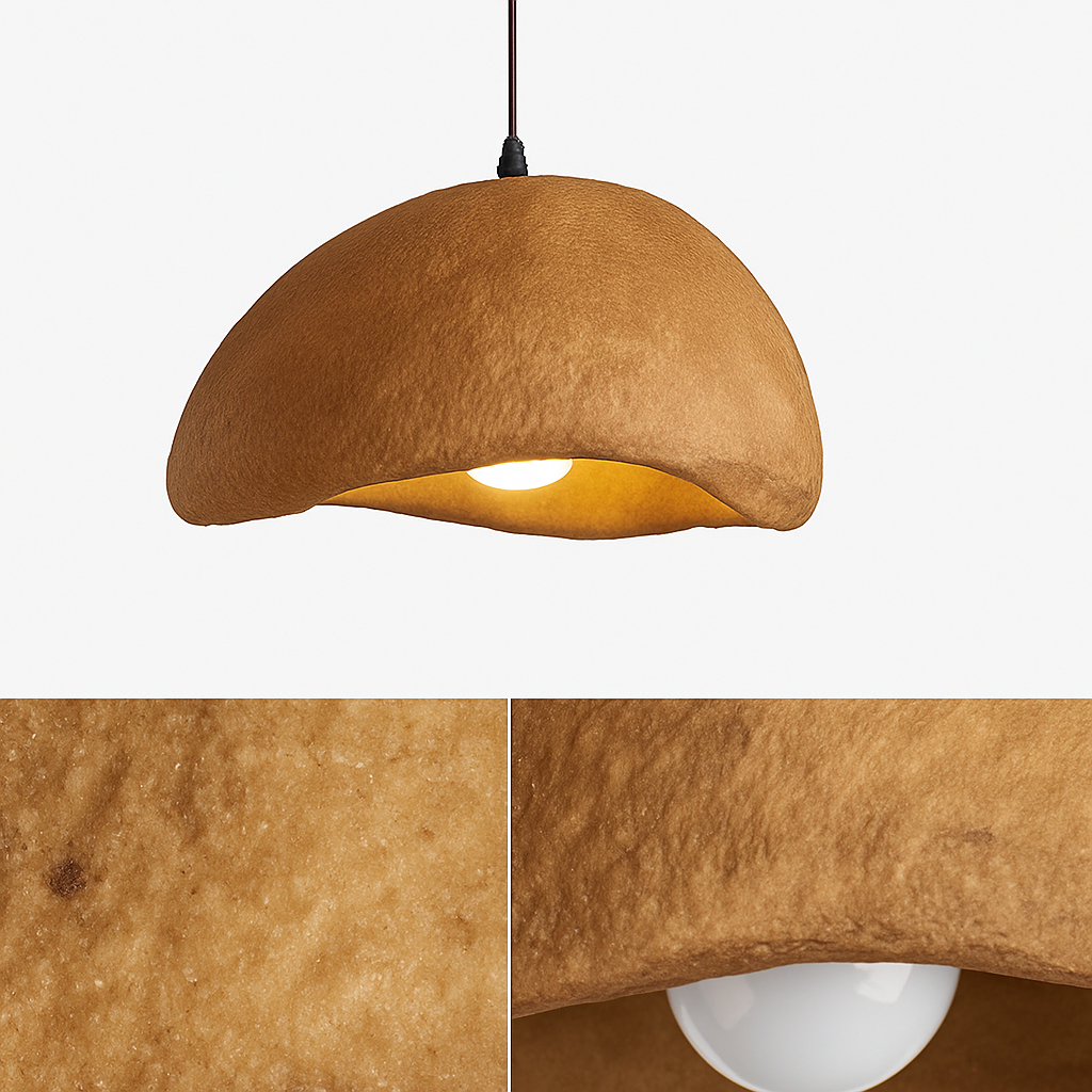 suspension wabi-sabi en résine créative pour décoration intérieure - vue 4 sur 23