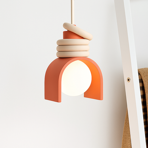 suspension wabi-sabi en verre pour bar et cuisine - vue 3 sur 7