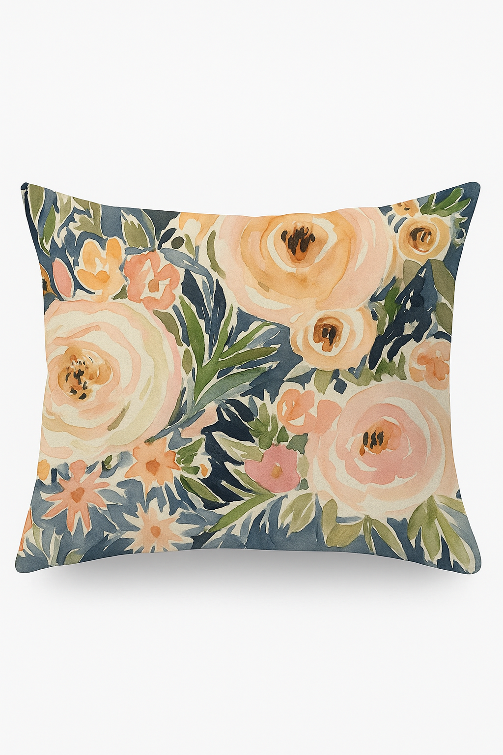 taie d'oreiller carrée fleurs 45 cm x 45 cm