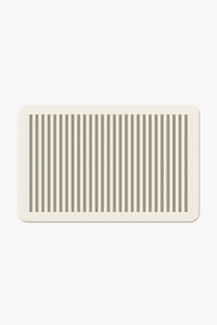 tapis de bain antidérapant diatomite rayures minimalistes