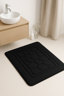 tapis de bain antidérapant absorbant style galets moderne