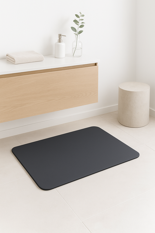 tapis de bain antiderapant fin absorbant pour entree - vue 2 sur 2