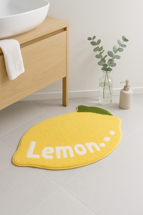 Tapis de bain antidérapant motif fruit cartoon enfant - vue 2 sur 2