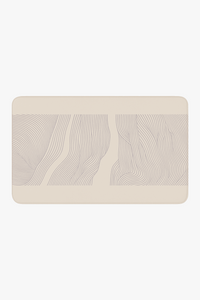 tapis de bain antiderapant rayures geometriques style moderne