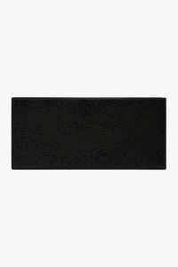 tapis de bain chenille antiderapant absorbant style raye