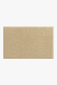 tapis de bain chenille doux absorbant antidérapant moderne