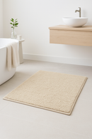 tapis de bain chenille doux absorbant antidérapant moderne