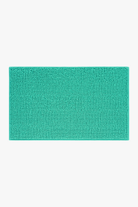 Tapis de bain chenille microfibre absorbant antidérapant rayures