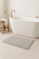 Tapis de bain chenille microfibre antiderapant absorbant