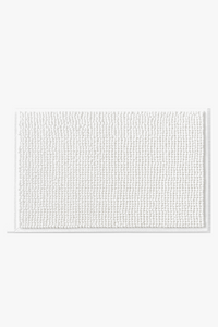 tapis de bain chenille moelleux absorbant antiderapant raye