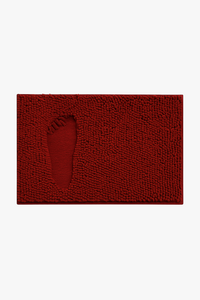 Tapis de bain chenille rayé ultra absorbant antidérapant