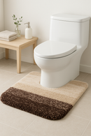 tapis de bain contour wc doux absorbant antiderapant