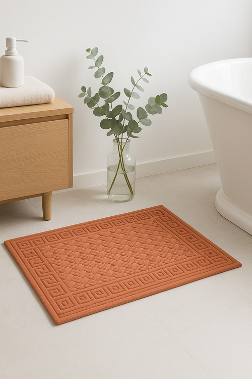 tapis de bain coton absorbant cartoon salle bain - vue 2 sur 2