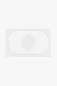 Tapis de bain coton absorbant sechage rapide moderne