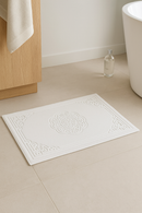Tapis de bain coton absorbant sechage rapide moderne