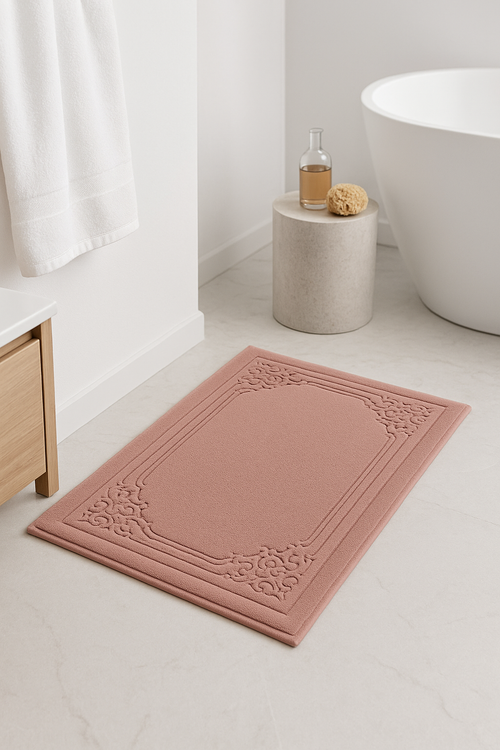 Tapis de bain coton épais style cartoon moderne - vue 2 sur 2