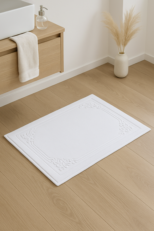tapis de bain coton épais style spa cartoon - vue 2 sur 2