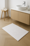 tapis de bain coton épais style spa cartoon