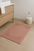 tapis de bain coton épais style spa motif