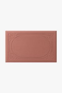tapis de bain coton épais style spa motif