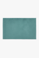 tapis de bain coton ultra doux absorbant motif