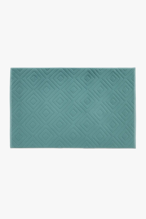 tapis de bain coton ultra doux absorbant motif