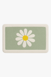 Tapis de bain fleurs mignonnes microfibre antiderapant