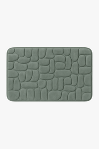 Tapis de bain floral moderne mousse memoire antiderapant