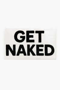 Tapis de bain get naked cartoon moelleux épais